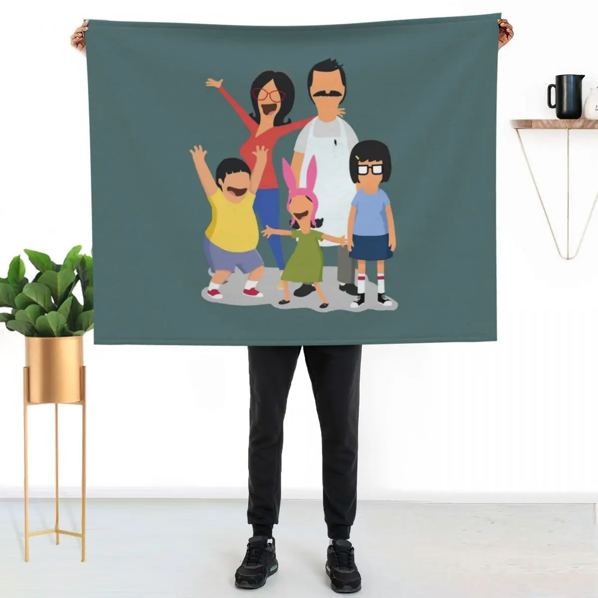 Minimal Belchers Throw Blanket Multi Purpose Soft Warm Blanket for Home Travel