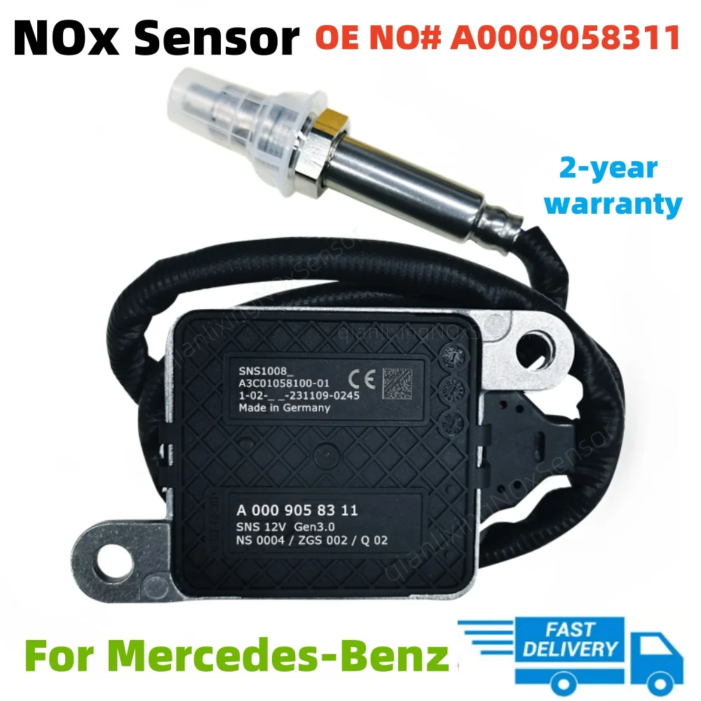 A0009058311 Original New Nitrogen Oxide Sensor Nox Sensor 12V for Mercedes-Benz C,E,S,GLE, GLS class