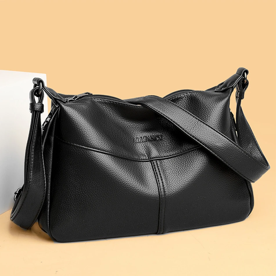 

Luxury Designer Women Bag Shoulder Crossbody Bags for Women High Quality Purses Handbags Soft Leather Tote Messenger Sac A Main