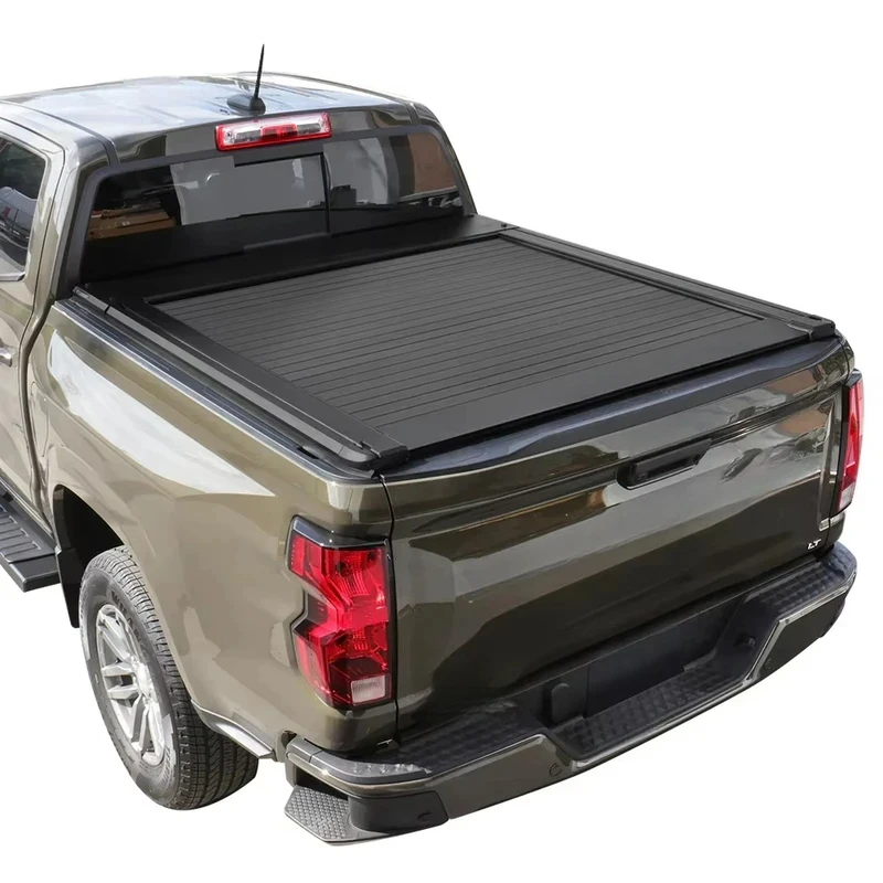 

COLORADO AUTO RETRACTABLE TONNEAU COVER ALUMINIUM ELECTRIC RETRACTABLE BED COVER GREAT WALL ISUZU