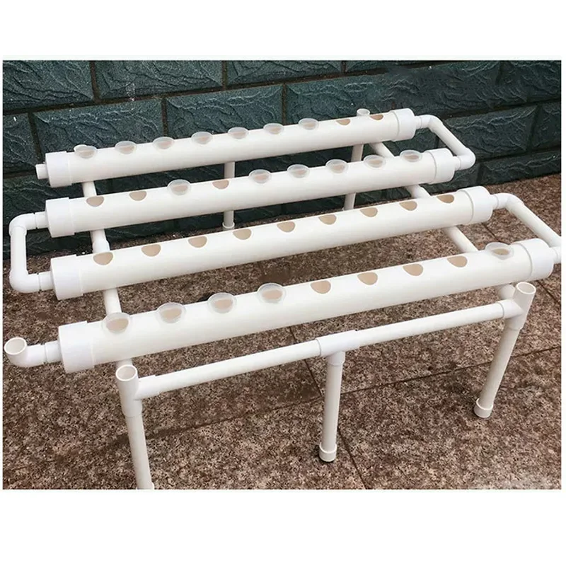 4-Pipe Hydroponic Growing System Kit, PVC Pipe Hydroponic Garden, Soilless Cultivation, Vegetable Gardening Tools
