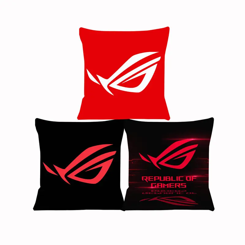 Republic Of Gamers Cushion Cover for Sofa Pillow Case Cover Seat Car Throw Pillowcase 45X45cm For Home Decorative SJ-703