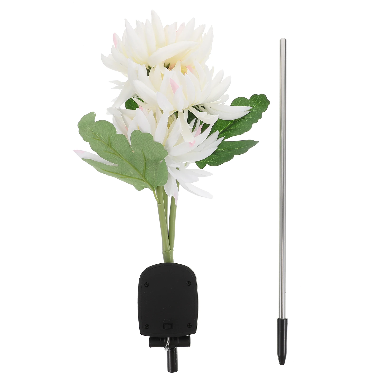 

Solar Chrysanthemum Lights Outdoor Silk Cloth Stake Lamp Garden Decor Solar Automatic Charging Waterproof