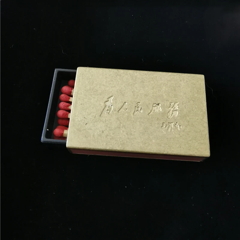 Metal Match Box Case (Internal Plastic) Match Packaging Matches Cover 56mm*13mm*36mm