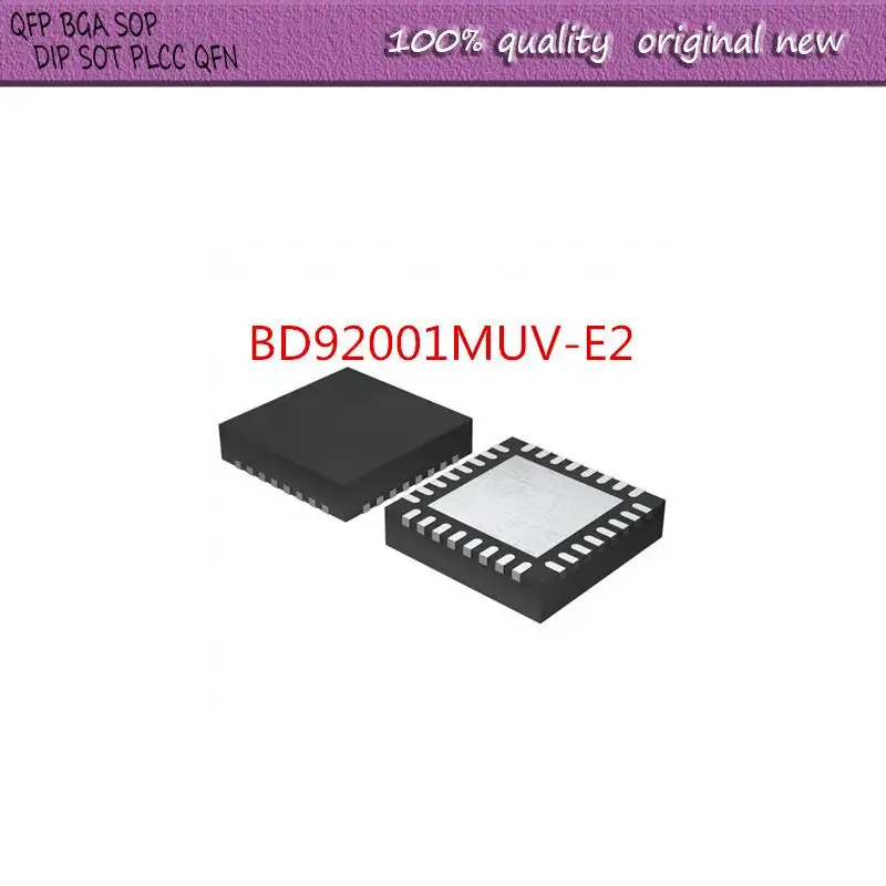 

NEW 2PCS/LOT BD92001MUV-E2 BD92001MUV BD92001 BD9200 QFN-32