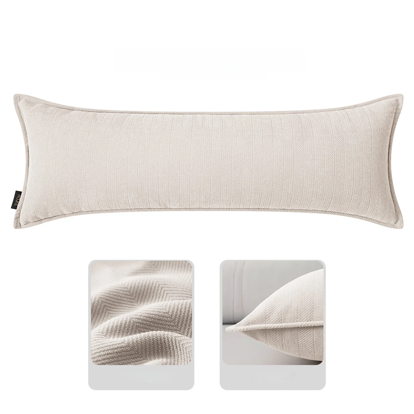 American Farmhouse Long Rectangular Lumbar Body Pillow, 30x50/70/90/120cm Bed Sofa Pillow for Home Bedroom Sofa Decor Cover