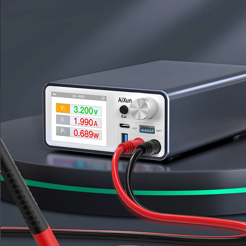 AIXUN P2408S Intelligent Stabilized Power Supply With Adjustable Voltage Current For IPhone Android Fast Charge Detection Set