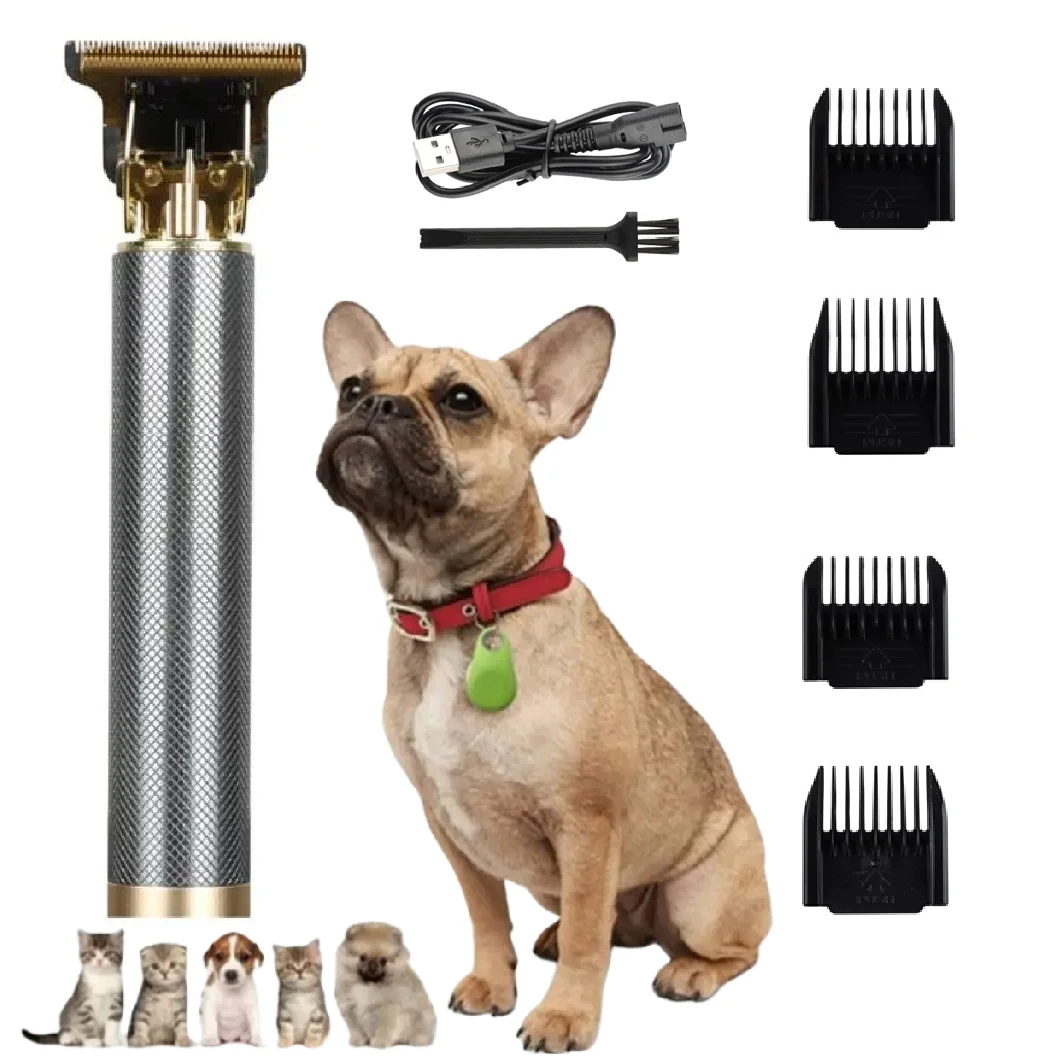 Professional Pet Grooming Trimmer Kit Rechargeable Dog Cat Hair Clipper Low-Noise Shaver Cutting Machine