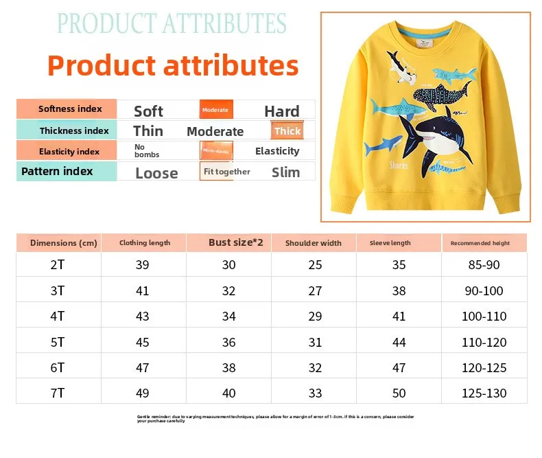 Felpa con cappuccio Glow The Dark Shark Pattern Youth Boys Autunno Abbigliamento casual Manica lunga Girocollo Top Abbigliamento da festa all'aperto