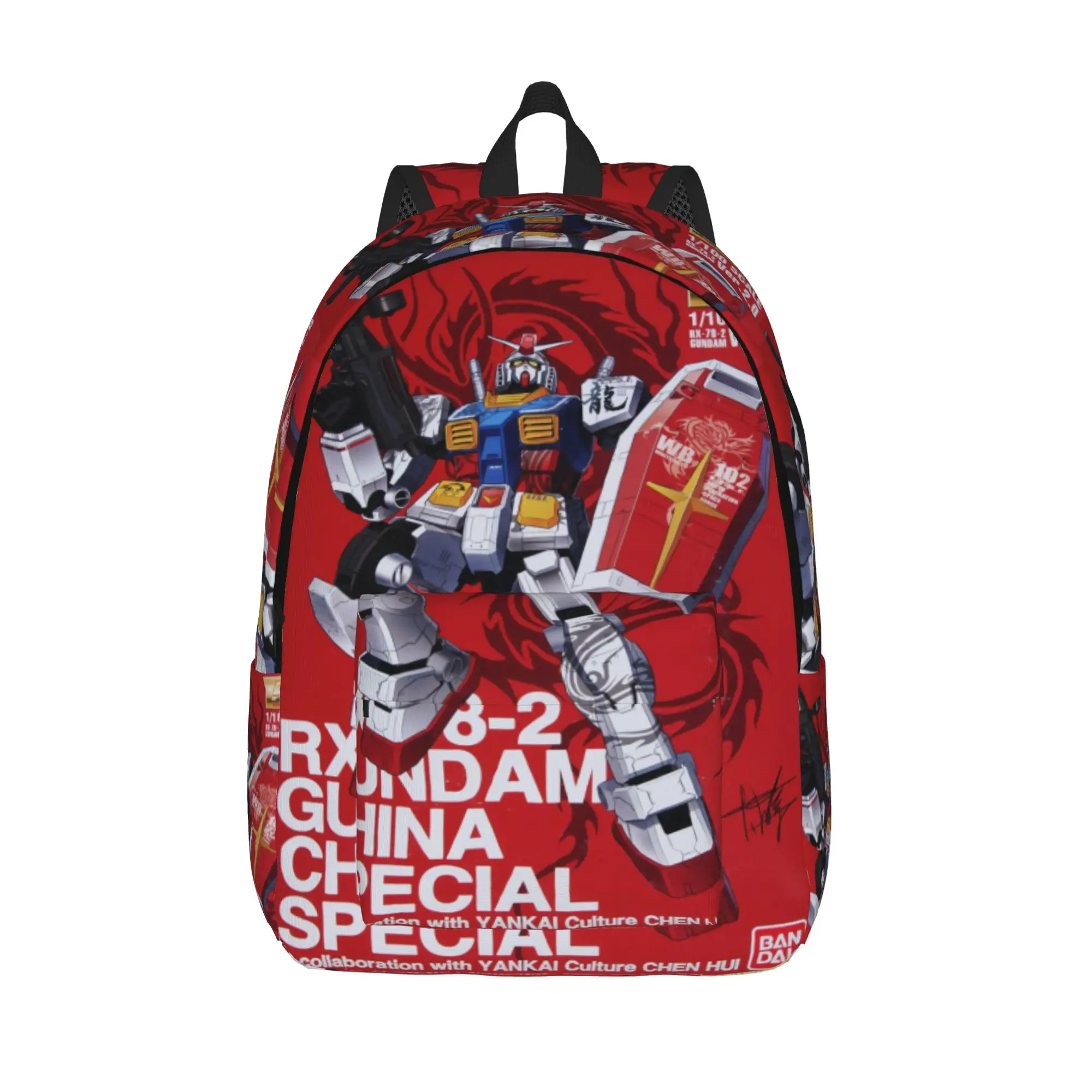 

mobile suit gundams Backpack for Men Women Casual High School Hiking Travel Daypack Laptop Canvas Bags Lightweight