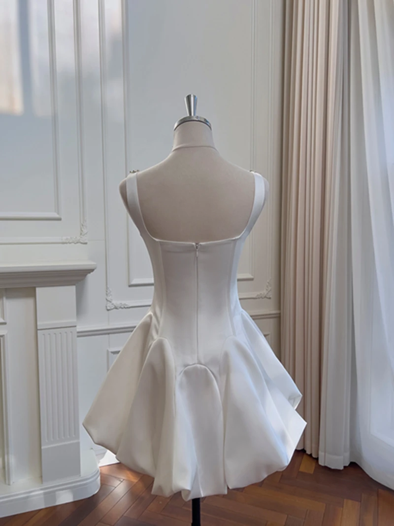 허리 조임과 반짝이는 다이아몬드가 있는 엘레 오르트 퍼피 스커트 여성용 드 글리치 하이 웨이스트 볼 가운 파티용