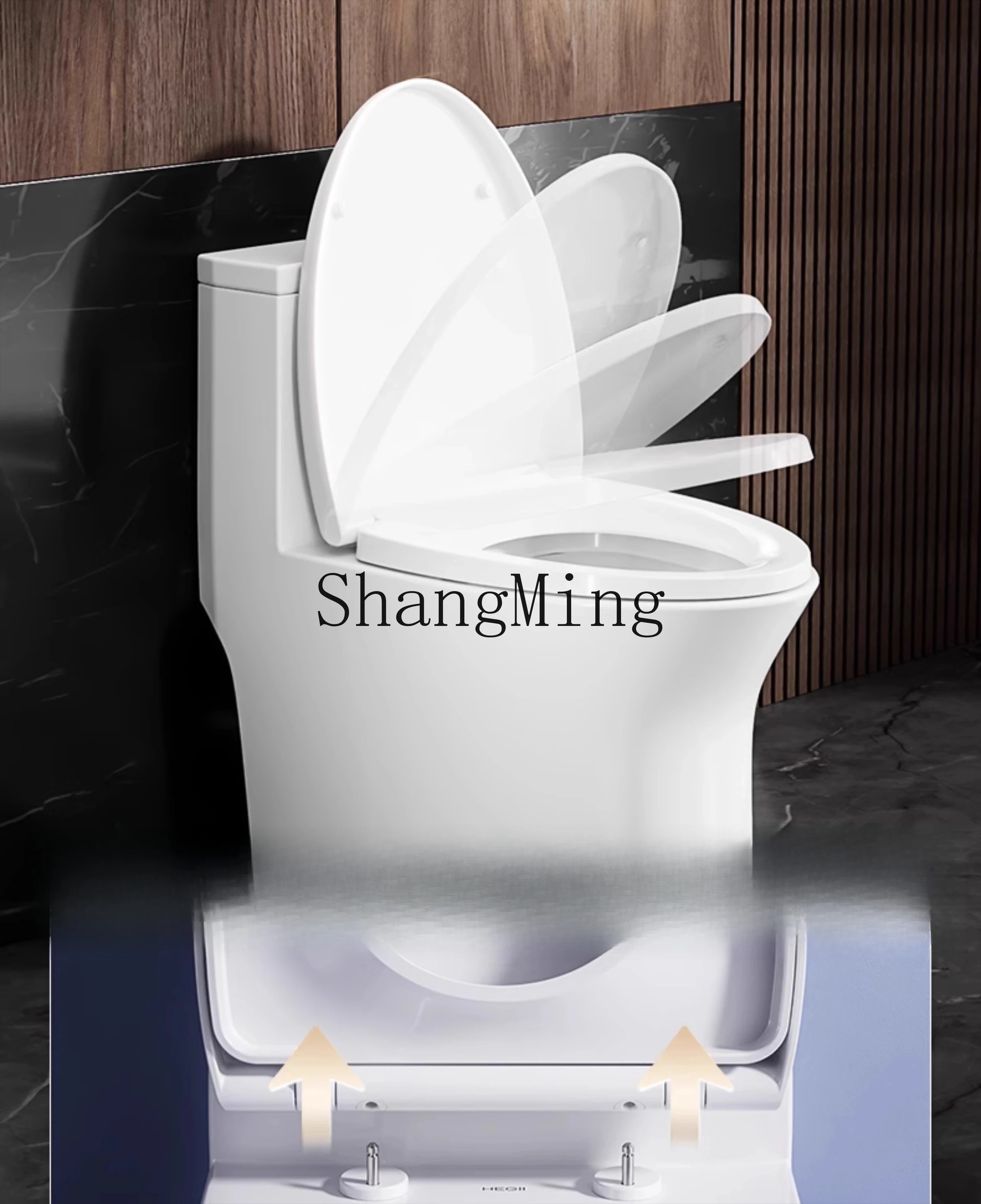 ZYY adjustable pit distance toilet high-impact siphon water-saving household toilet