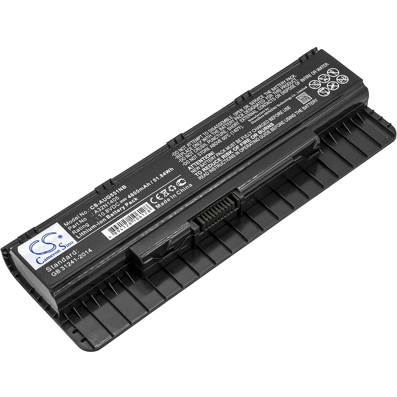 Replacement Battery for Asus  G551, G551J, G551JB, G551JK, G551JM, G551JW, G551JX, g551vw-fw280t, G58, G58JB, G58JM, G58JM4710