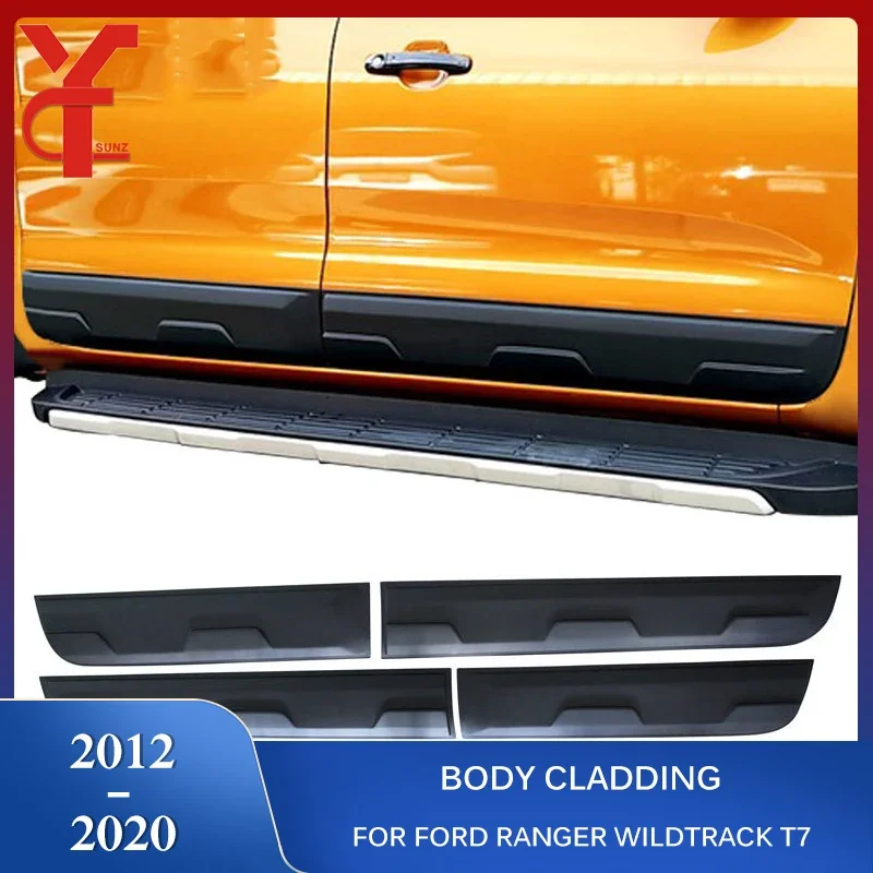 2012-2021 Body Cladding For Ford Ranger Wildtrak T6 T7 T8 2012 2013 2014 2015 2016 2017 2018 2019 2020 2021 Accessories Body Kit