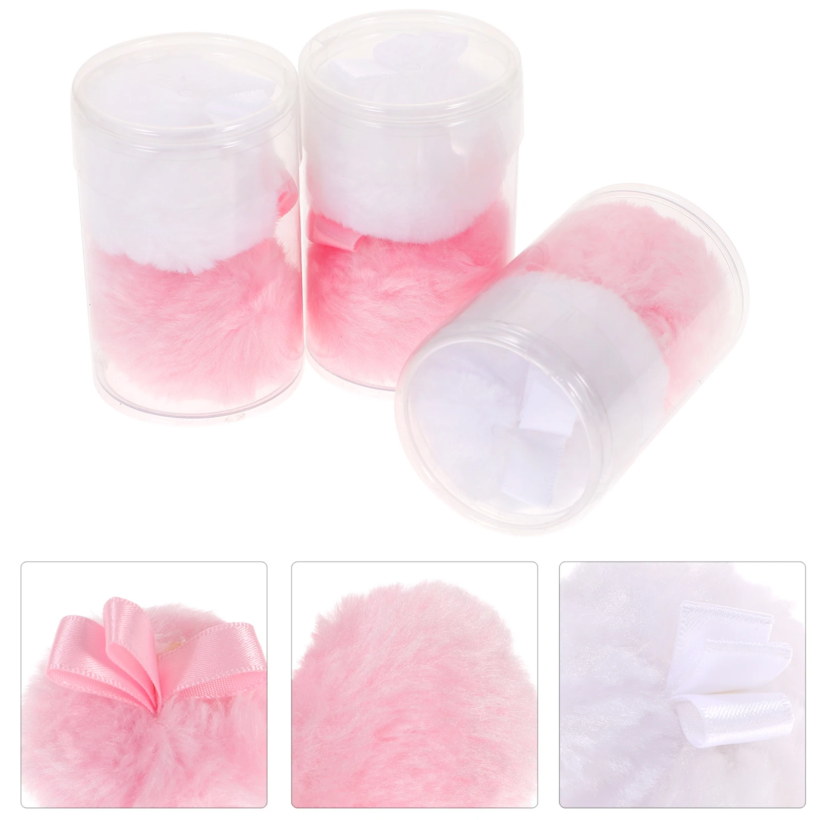 

6Pcs Makeup Puff Facial Pads High Grade Material Soft Skin Friendly for Sensitive Skin Portable Powder Application