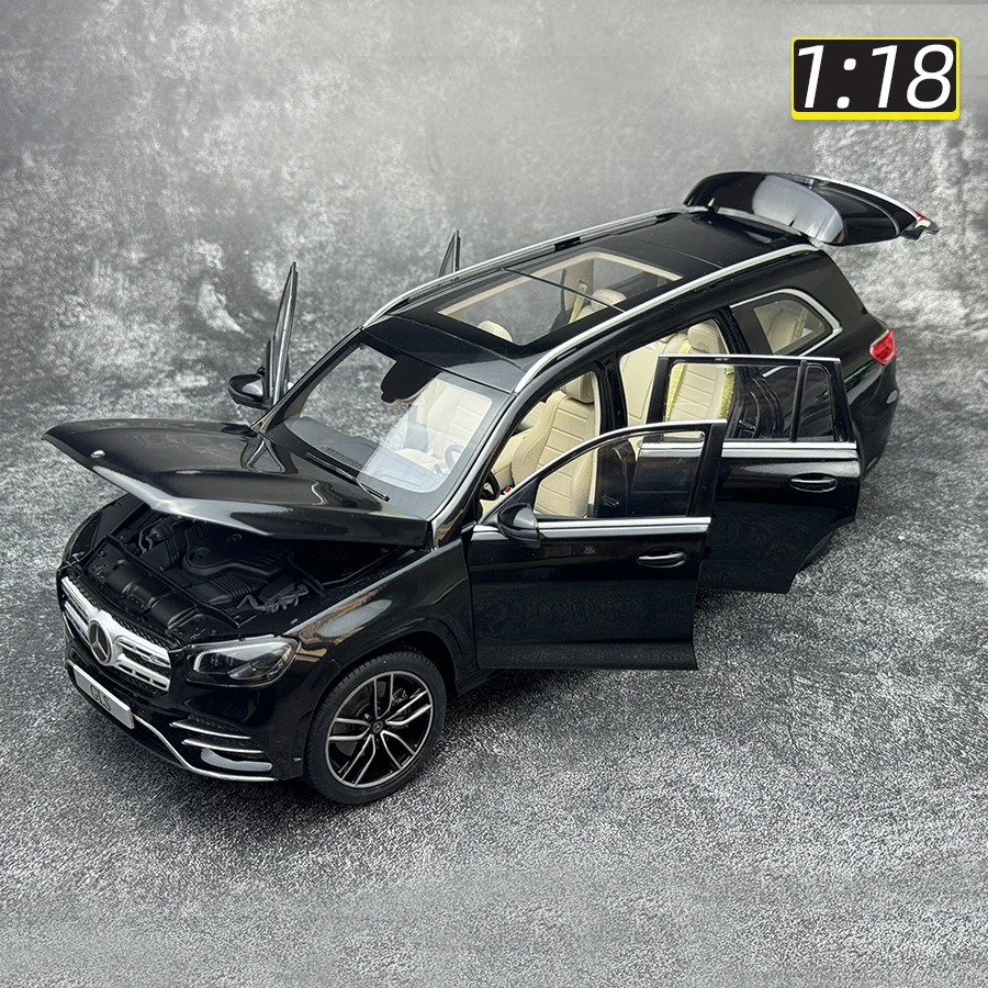 OEM 1:18  FOR Benz GLS AMG SUV X167 Alloy Car Model Gift Collection Display static model holiday gift