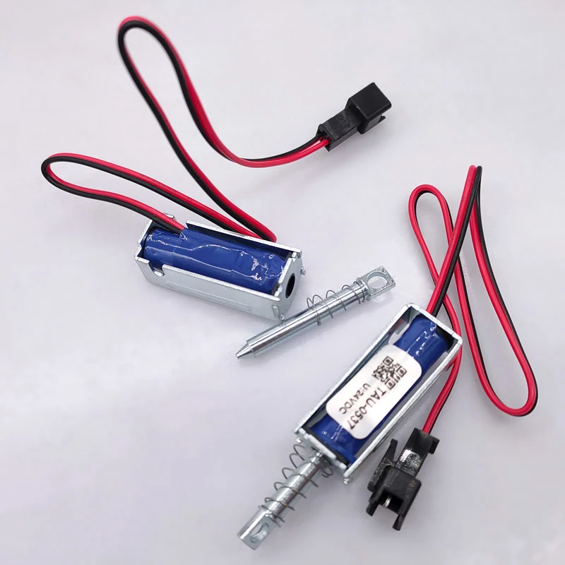 TAU-0537 Electromagnetic lock Magnetic lock DC 6V/12V/24V electric lock 1.5A/2A/1A Lock Linear Solenoid