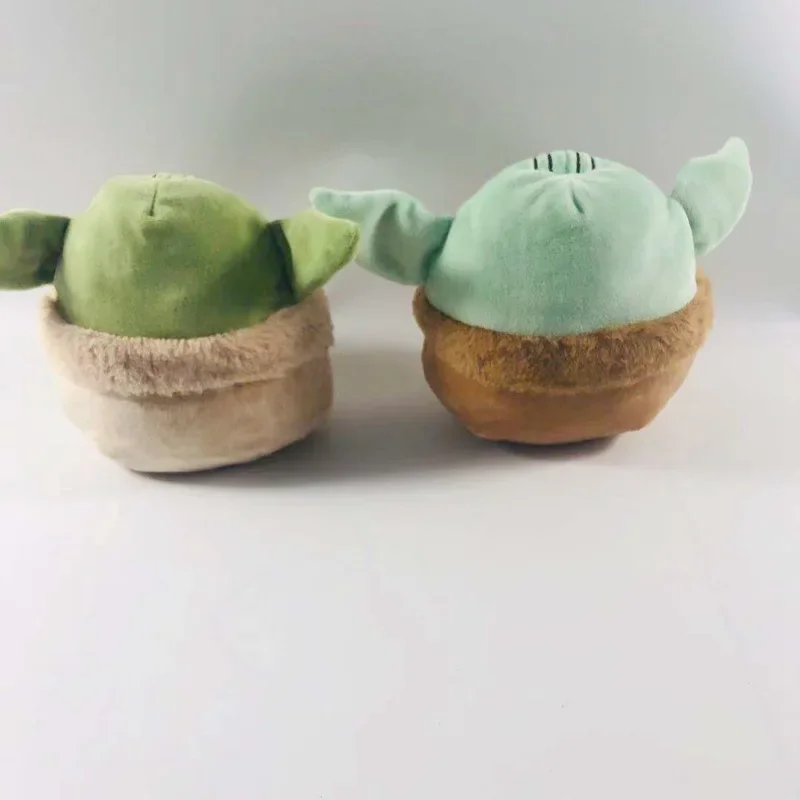 Kawaii Baby Yoda Plüsch Puppe Kissen kann Anime Action figur Yoda Grogu Plüschtiere für Mädchen Kinder Geburtstags geschenke umgedreht werden