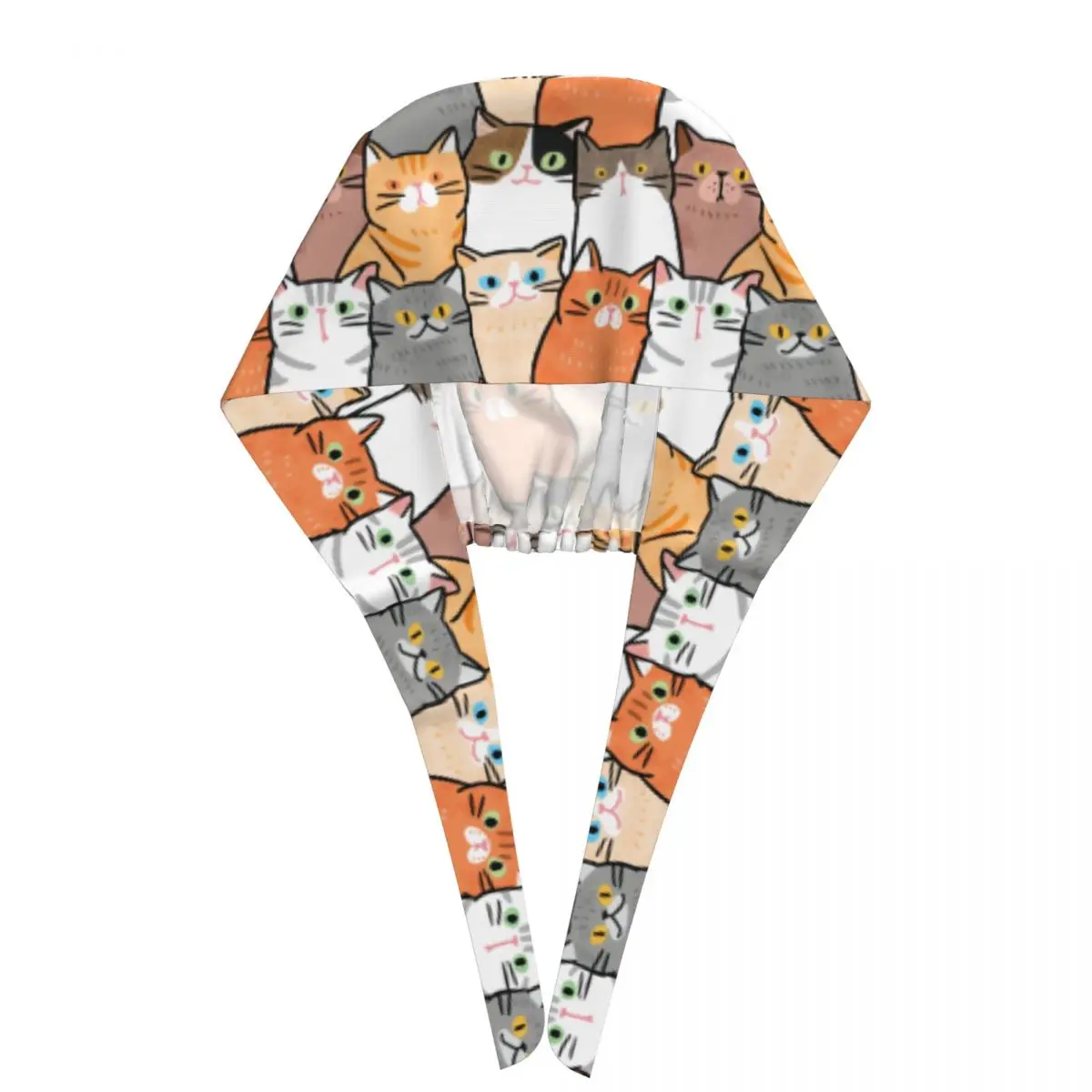 Fashion Work Hat Cartoon Cute Cats Casual Wash Hat Bag Cap Articulos