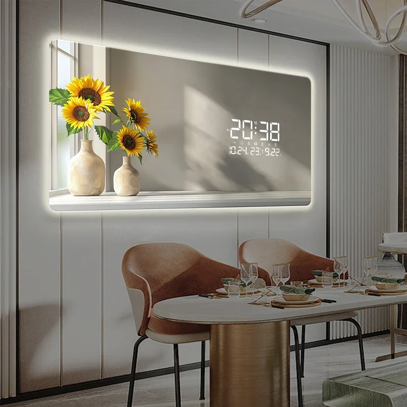 Luxury Large Wall Clock Living Room Aesthetic Luxury Digital Wall Clock Bedroom Modern Reloj De Pared Home Decoration