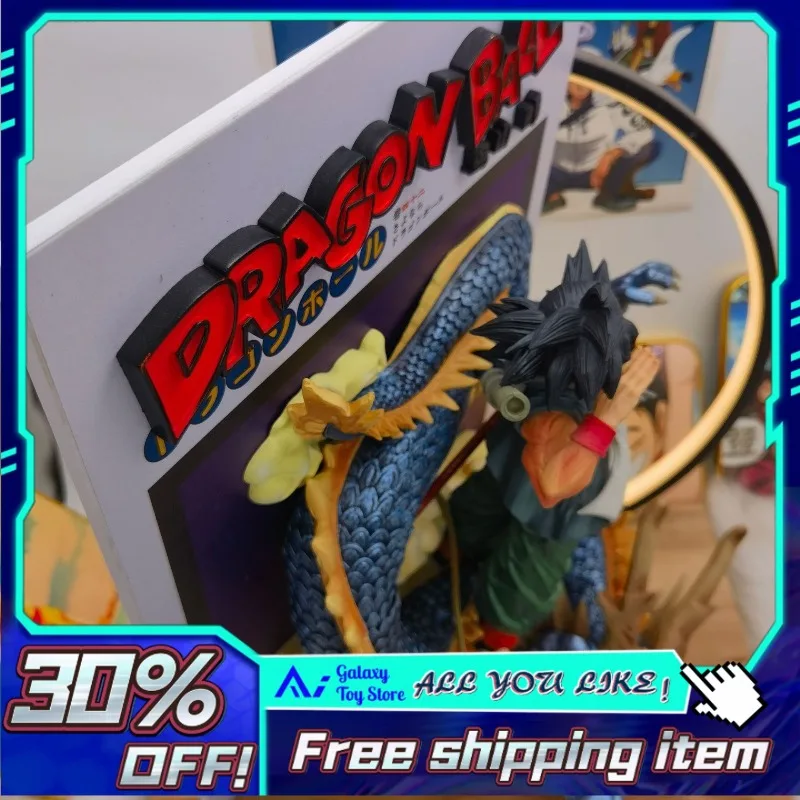 

45cm Dragon Ball Super Saiyan Goku GK Statue Manga Cover Collectible Figure