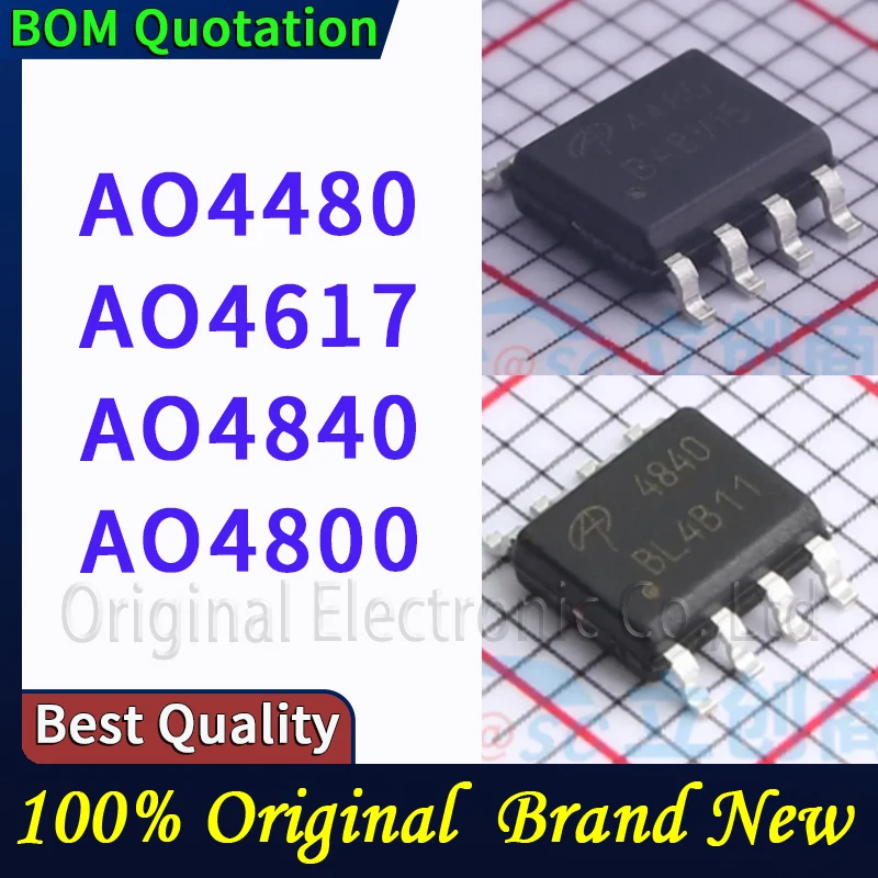 

5 шт./лот AO4480 AO4617 AO4840 AO4800 В наличии Оригинальные высококачественные