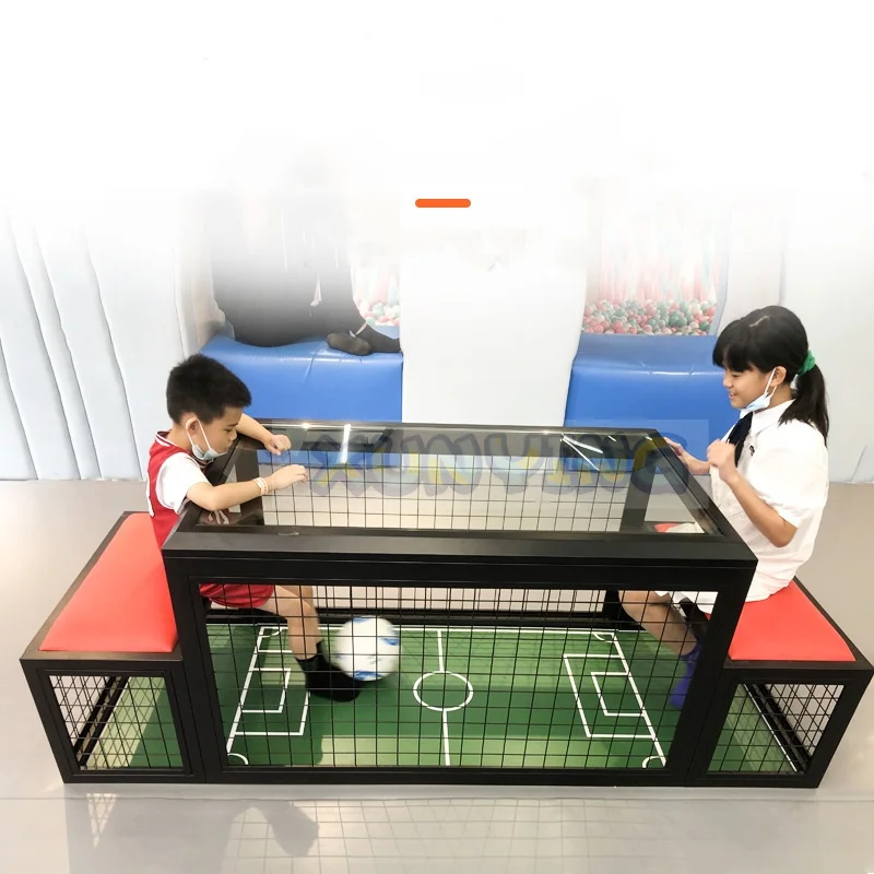 Innovative Indoor Metal Football & Boxing Table Football Toy Coin Operated Games Inspired By Doll Machine For Kids