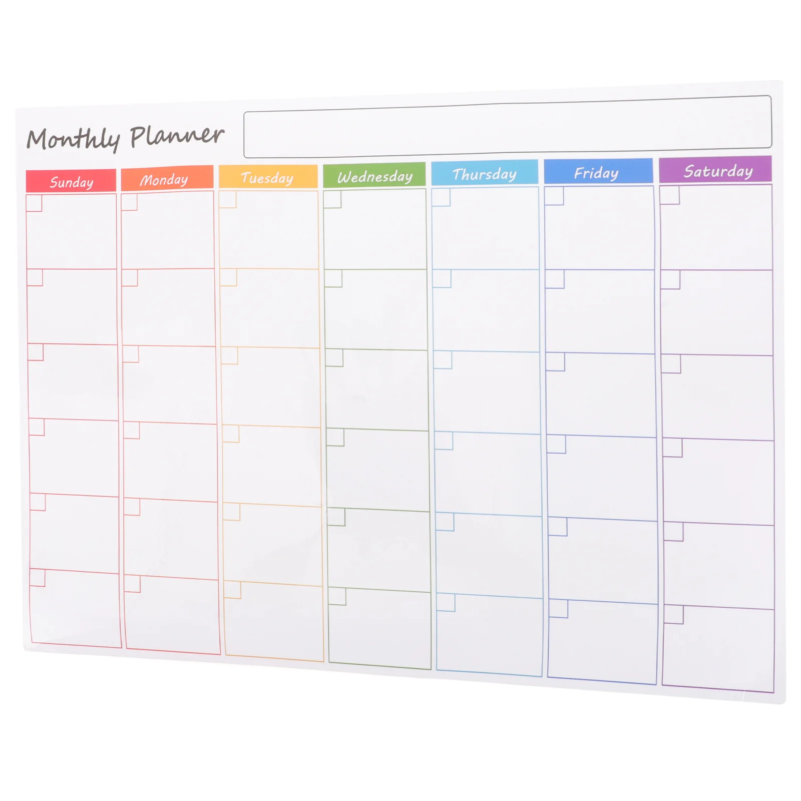 White Board Planner Organizer Wall Schedule Monthly Fridge Magnets Dry Erase Refrigerator Calendar