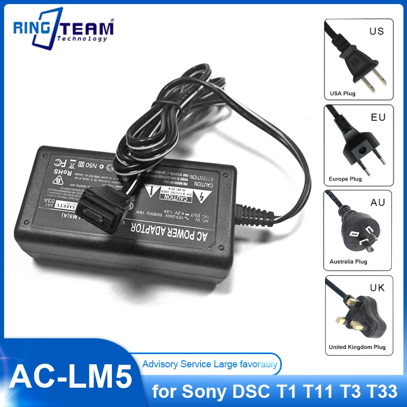 AC-LM5 AC-LM5A for Sony CyberShot Camera