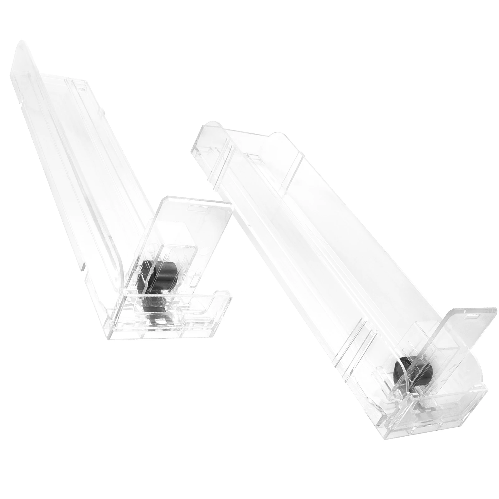 

2 Pcs Auto-push Cigarette Display Rack 28cm Clear Pusher Holder for Shop Showcase Strong Reliable Easy to Install Use