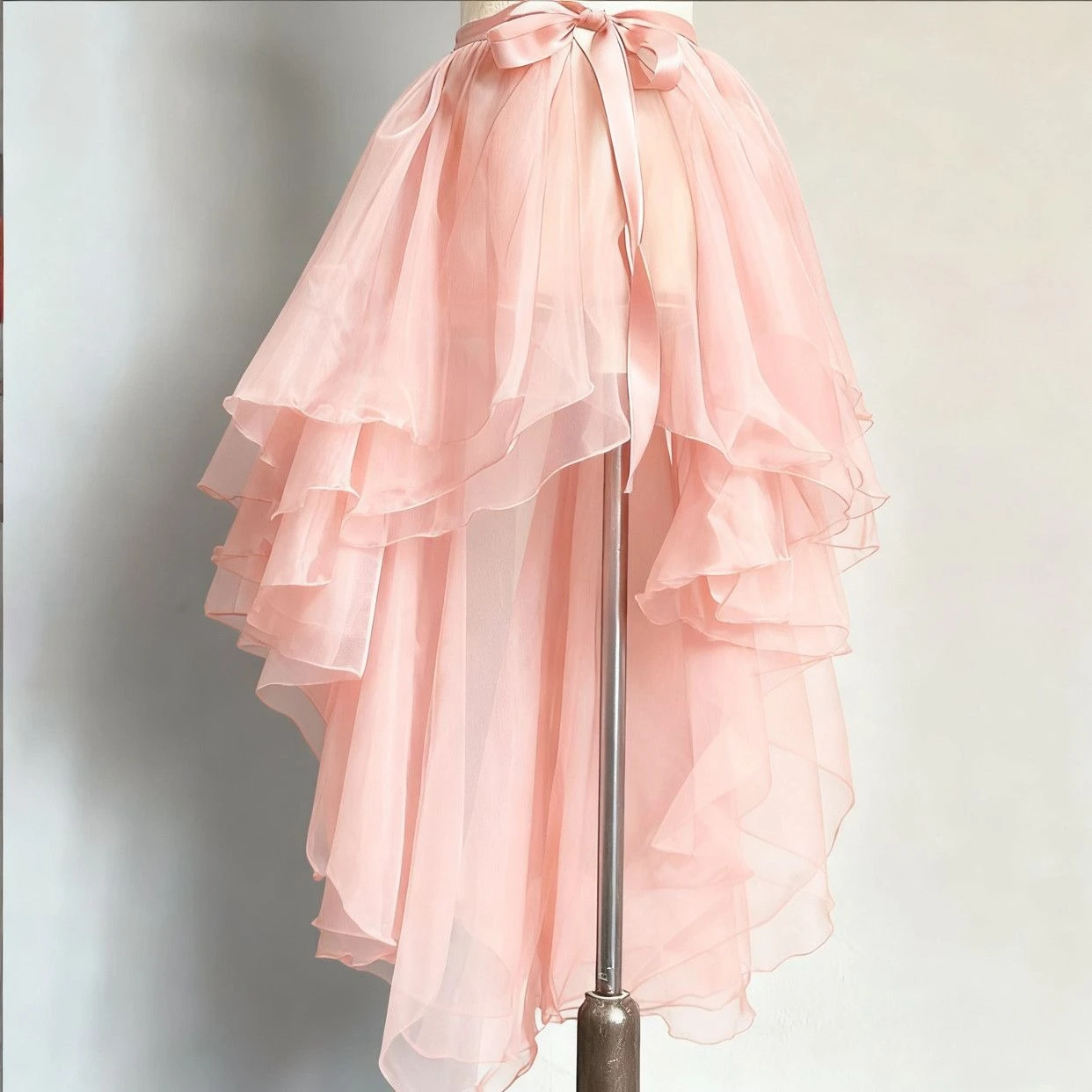 Sweet Cute Irregular Skirt Y2k Lolita Lace Ruffles Skirt Harajuku Subculture Style Women Party Vintage Kawaii Bow Design Skirt - Image 4