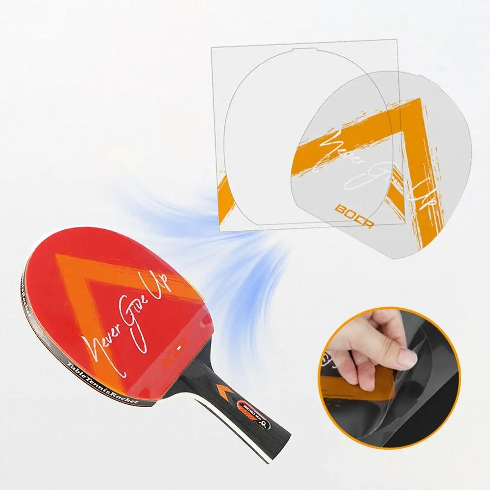 Transparent Ping Pong Racket Protective Film Sticky Dust Proof Table Tennis Paddle Maintenance Cover Self Adhesive Rubber