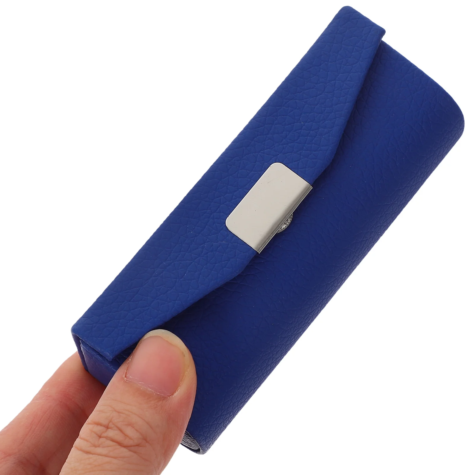 حافظة محمولة من البولي يوريثان مع مرآة للنساء للسفر والتخييم ومحفظة تخزين محمولة لأحمر الشفاه منظم #6