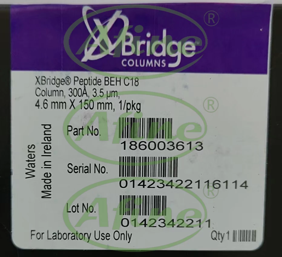 

AFINE Waters Columns 186003613 XBridge Peptide BEH C18 Column 300Å 3.5µm 4.6 mmX150mm 1K - 15K