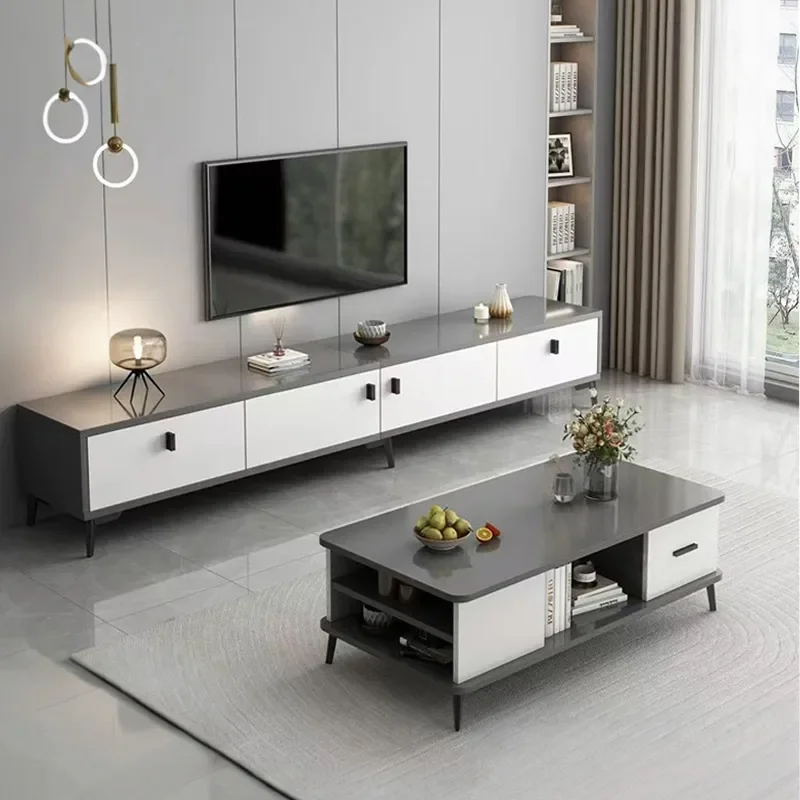 for TV Cabinet 2026 New Living Room Household Storage Integrated Small Apartment Modern Simple Floor TV Stand