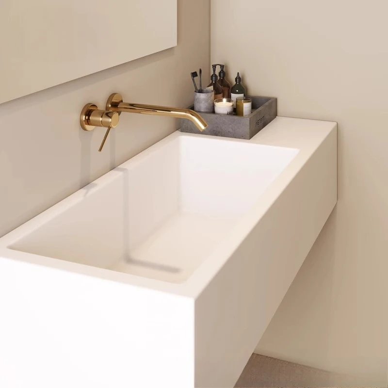 Integrated bathroom Balcony Artificial stone washbasin Washing table Laundry pool Washing table