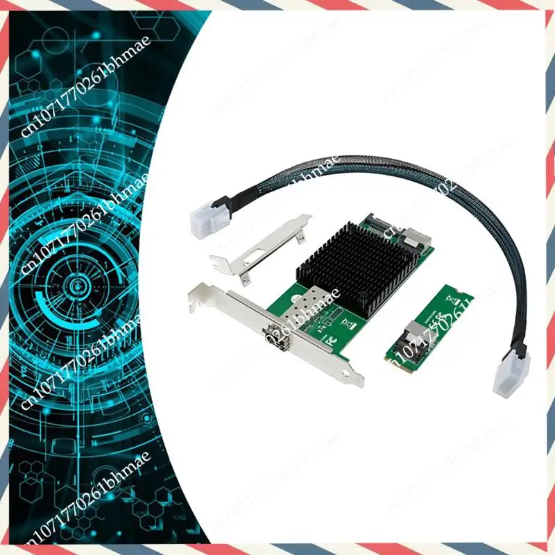 

-A21Z 3X M.2 10G Server Network Card M.2 M X520-DA1 10G SFP+ Fiber Optic Industrial Computer Server Network Card JL82599EN