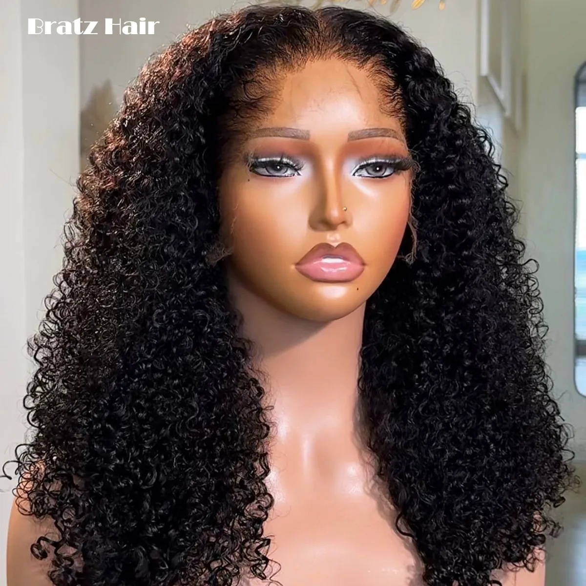 

450 Density 13x4 13x6 360 Lace Front Wigs Natural Black Pixie Curly Glueless Wigs 100% Human Hair Ready to Wear Wigs for Woman