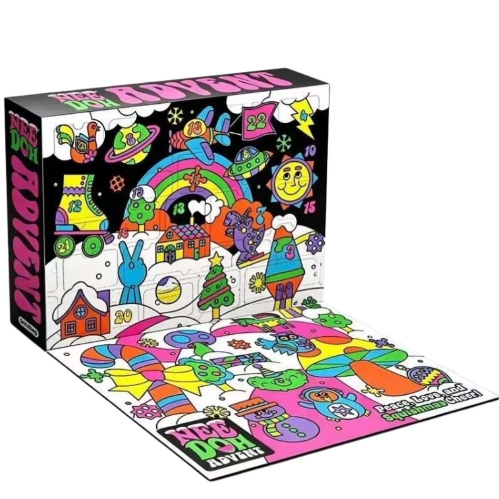 Überraschungs-Blindbox Adventskalender-Geschenk für Kinder 24-Tage-Countdown Neujahr Familie Freunde Blindbox Party-Spielzeug-Geschenk – Detail 3