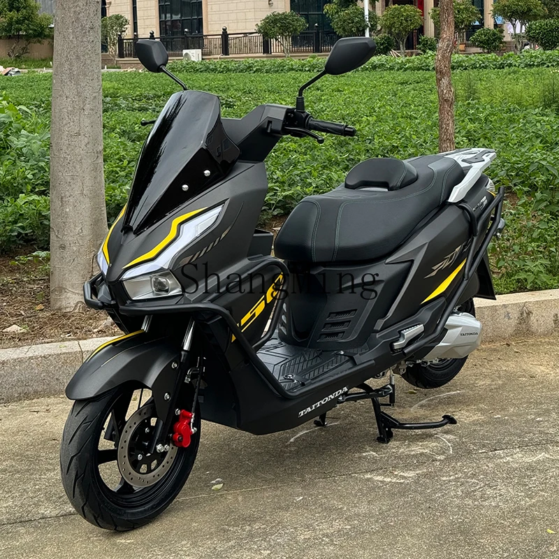 دواسة HJ150 ذات عجلتين مبردة بالهواء، نقل الركاب الوطني IV EFI، دراجة نارية منزلية للوجبات الجاهزة