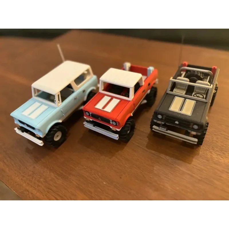 

3D Print Детская ретро модель автомобиля Игрушечная пластиковая тележка Декоративное украшение Имитационная модель