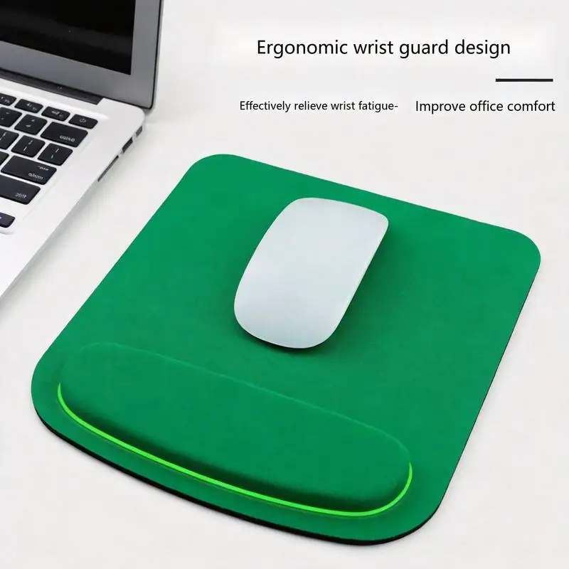 EVA Foam Wrist Rest Mouse Pad 6 Shapes 6 Colors Office Gaming Non-Slip Desk Mat Lightweight