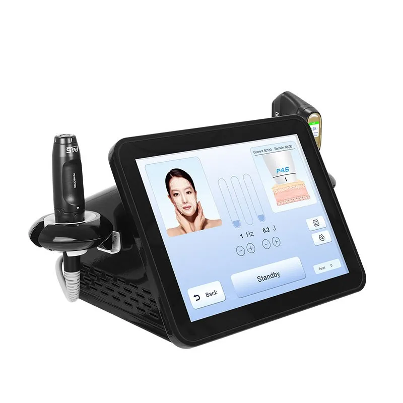 Lifting facial, reafirmante y moldeador de belleza de médico inverso doble de escritorio para salón de belleza de cara en V