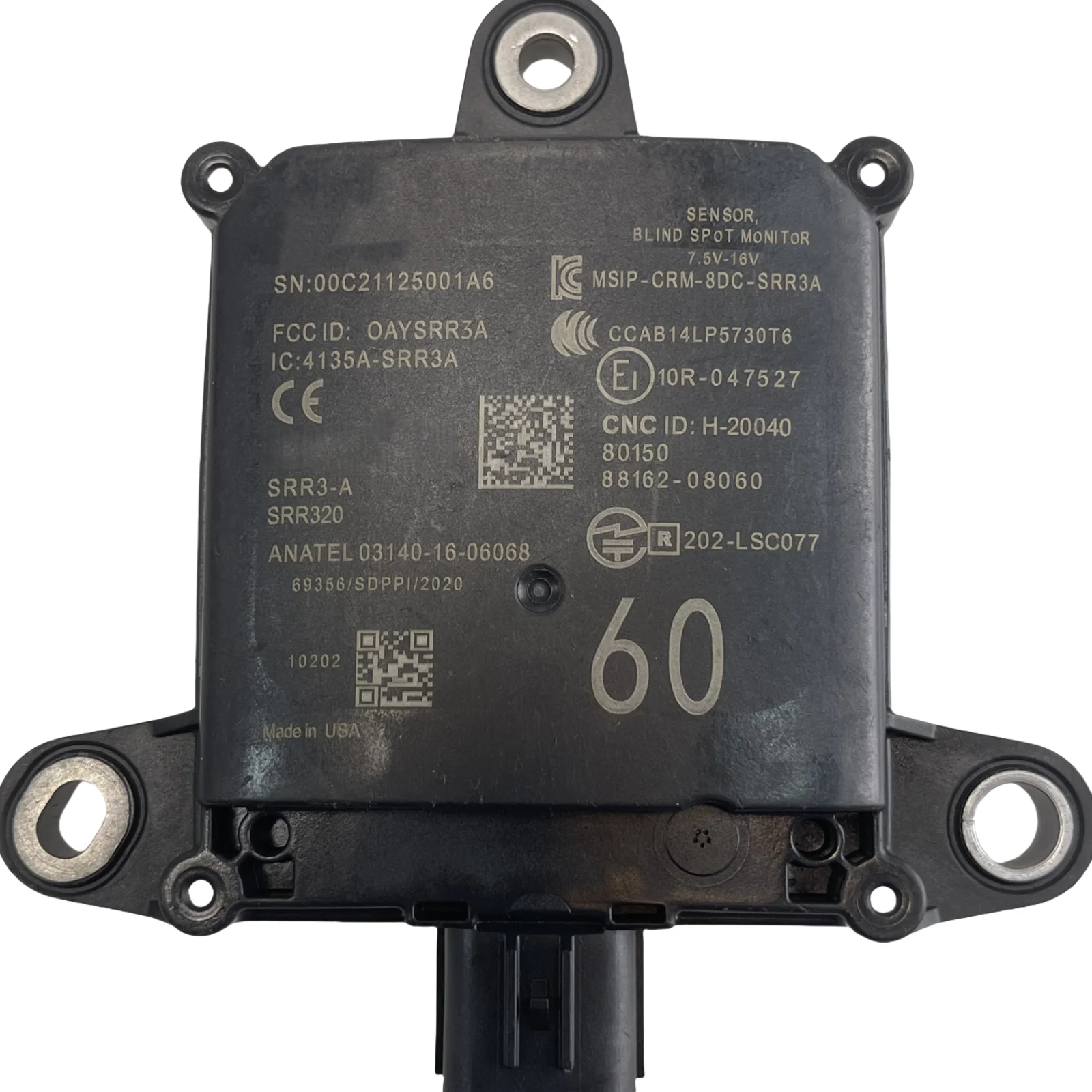 Rear Left Blind Spot Control Module 88162-08060 8816208060 For Sienna XL40 2020