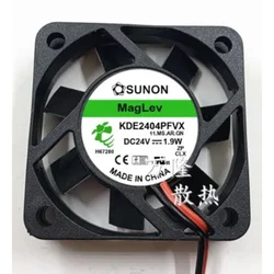 New CPU Fan for Sunon KDE2404PFVX 24V 1.9W Siemens Inverter Computer Fan 4CM 4010 Cooling Fan 40*40*10MM