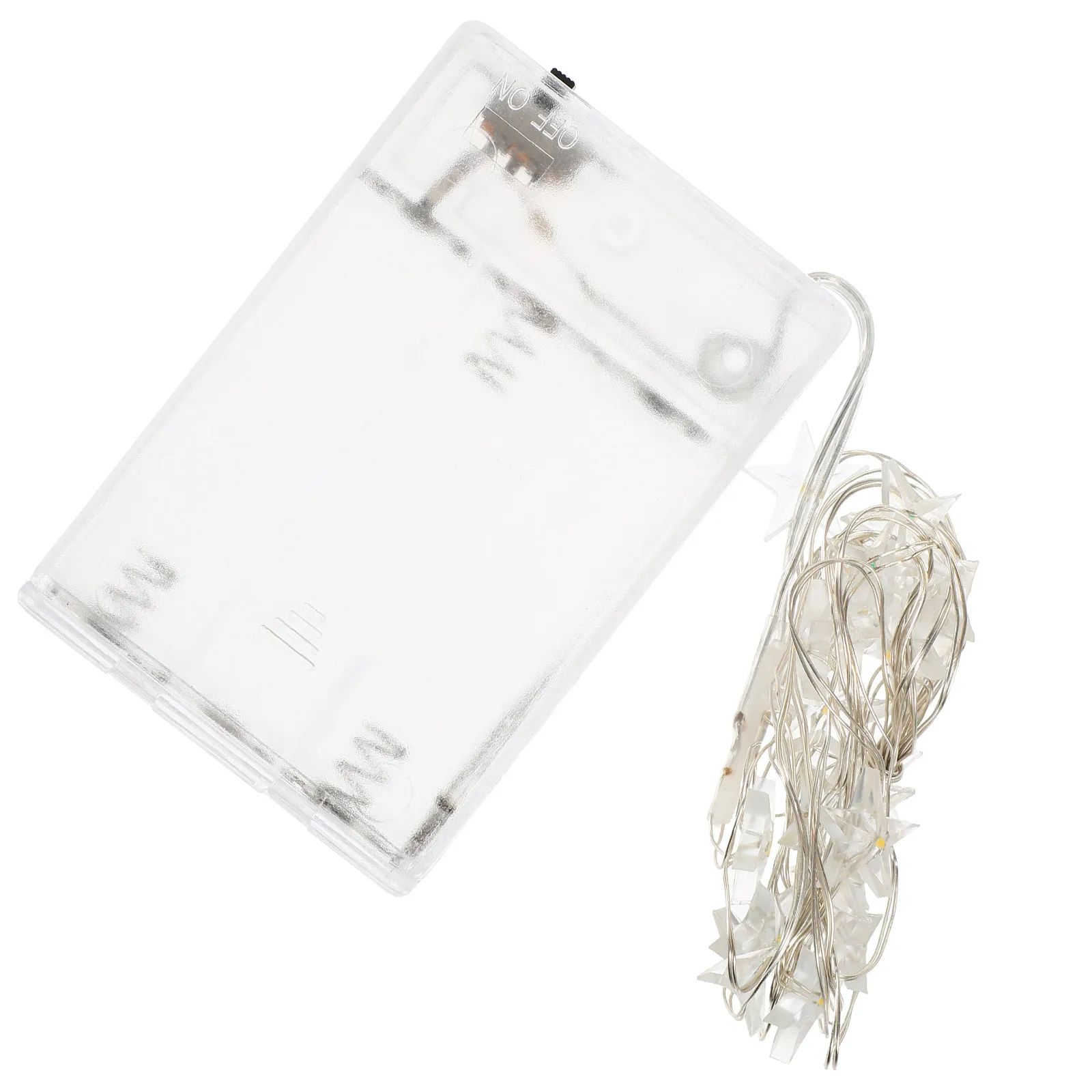 

2-метровая гирлянда из 20 светодиодов с эффектом звездного сияния, теплый белый свет, для патио, двора, дома, праздничного и рождественского декора