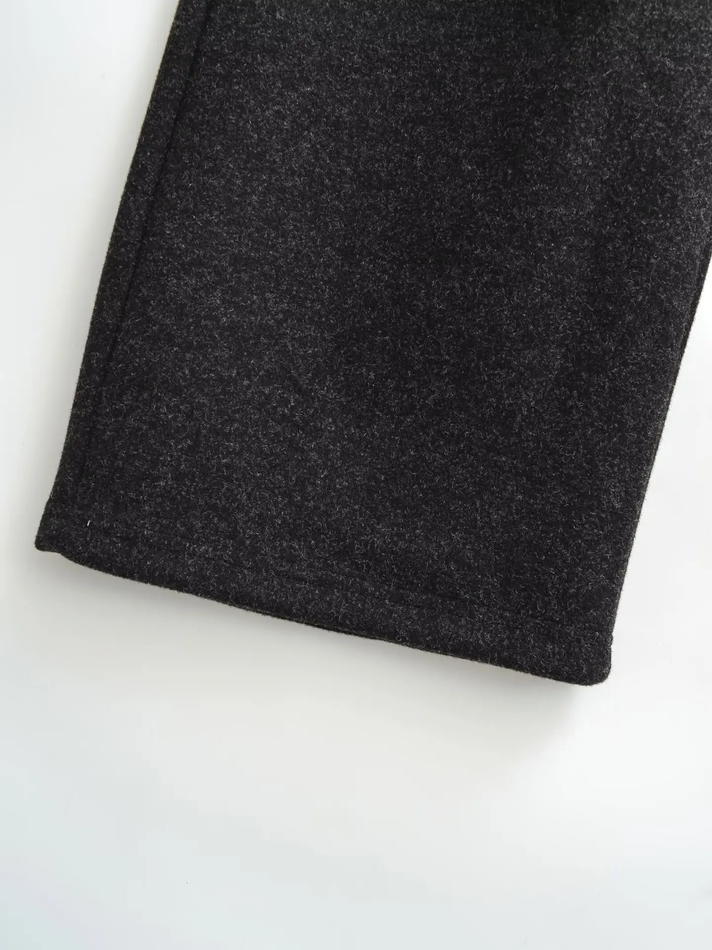 アメリカの秋冬ウールカジュアルパンツ2025新作ハイウエスト、スリム、ゆったり、万能なストレートワイドパンツ