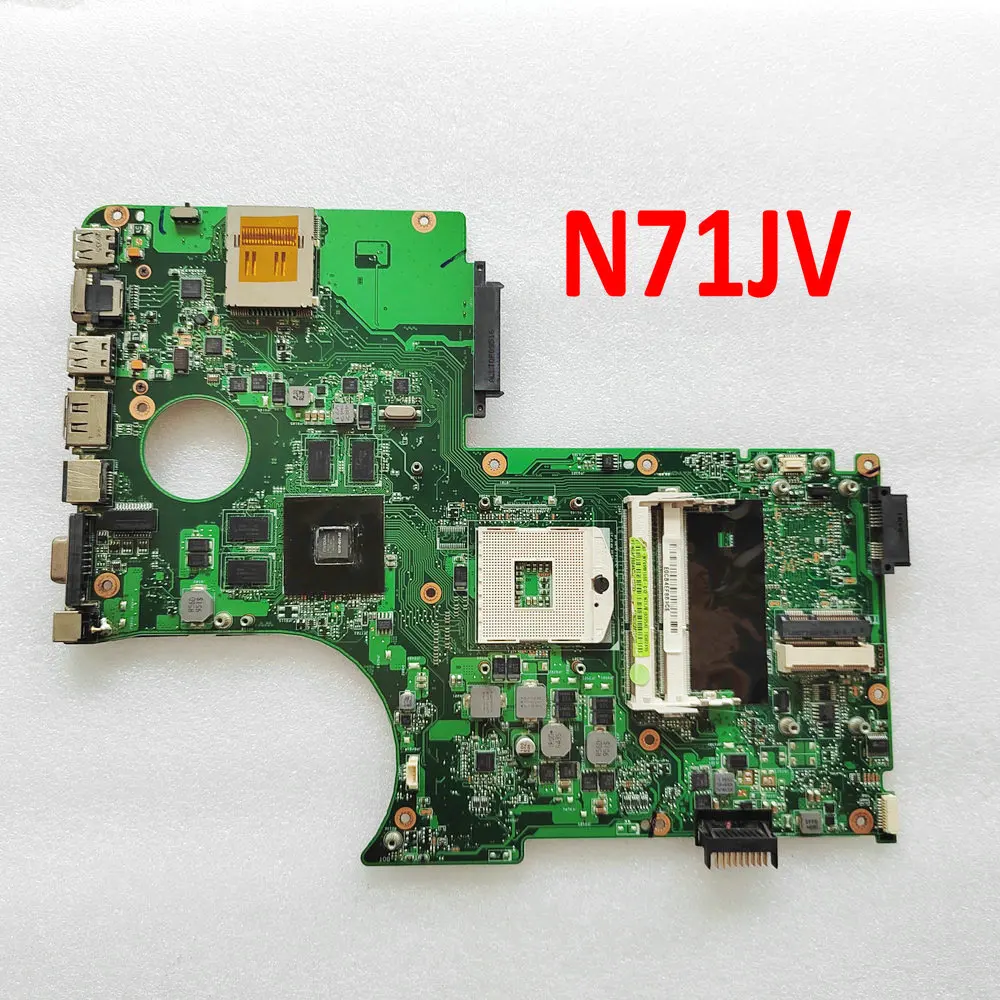 

For ASUS N71JV Mainboard REV:2.0 69N0HQM10C04 60-NYVMB1000-C04 GT325M 1GB HM55 I3 I5 S989 HM55 Motherboard