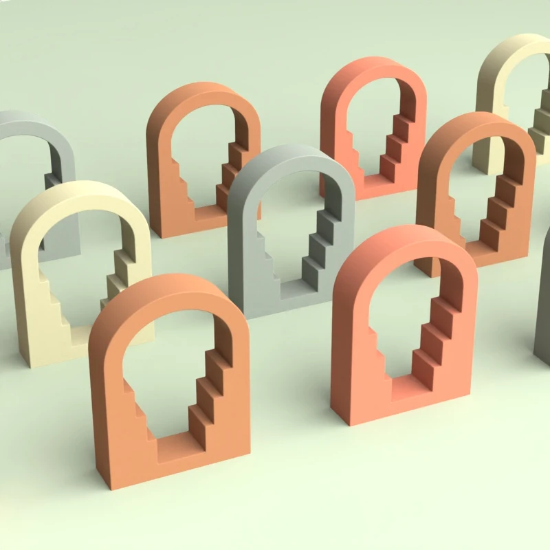Concrete Gypsum Aromatherapy support Silicone mold Creative jewelry decoration receiving bracket Molds custom molds