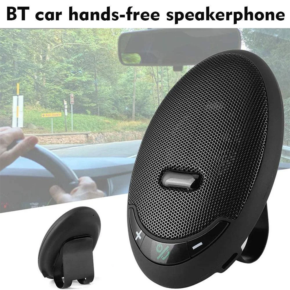 Car Kit Bluetooth 5.0 Bluetooth Visor Car Bluetooth System Car Phone Hands-free Talking Speaker Bluetooth Car